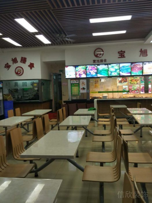 深圳南山寶旭快餐廳裝修_點餐區(qū)