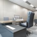 新福公司辦公室裝修大班臺(tái)