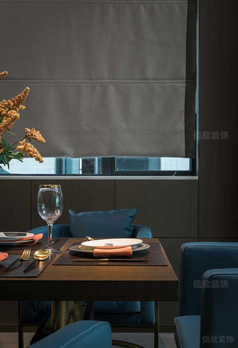 辦公室裝修設計就餐區(qū)餐廳西式木質效果圖