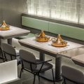 龍崗黃記煌現(xiàn)代風(fēng)格餐飲連鎖店裝修設(shè)計(jì)卡座用餐區(qū)