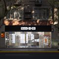 深圳市寶安區(qū)沙井現(xiàn)代風服裝店裝修設計效果圖外立面