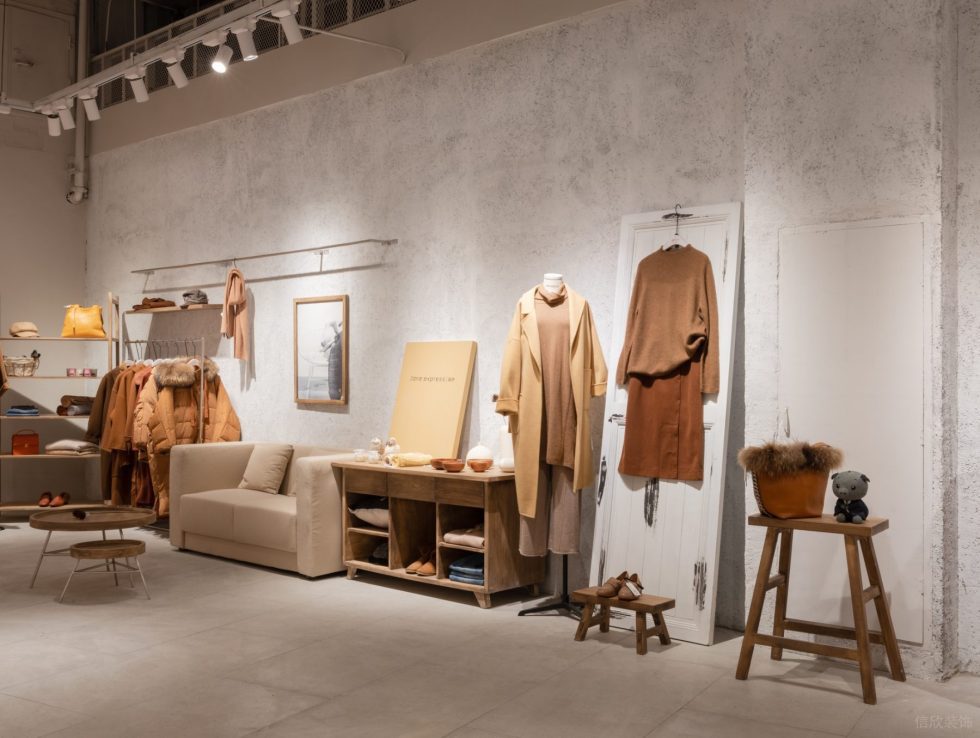 深圳市龍華區(qū)大浪現(xiàn)代風(fēng)jane Express服裝店鋪裝修設(shè)計休息區(qū)