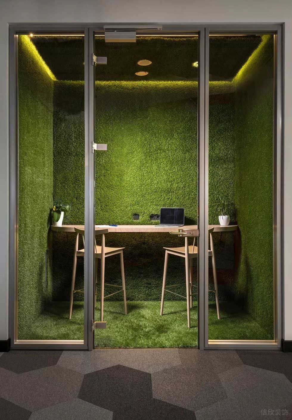 深圳南山海王銀河科技大廈2600方北歐主義工業(yè)風辦公室裝修案例多功能特色工作間