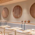 深圳龍華日式風(fēng)格餐廳卡座用餐區(qū)裝修設(shè)計