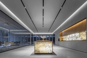 現(xiàn)代簡約風(fēng)辦公室裝修方案 玻璃隔斷會議室