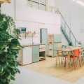 原木風創意工作室裝修設計 茶水間及用餐區