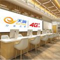 Vivo羅湖東門手機數(shù)碼店服務區(qū)木質(zhì)服務臺裝修設(shè)計